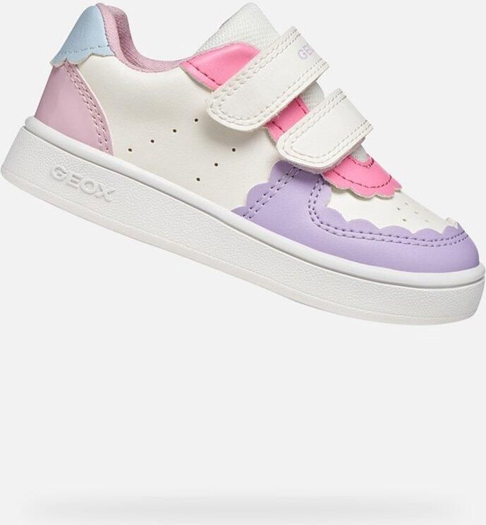 GEOX ECLYPER PEUTER Sneakers WIT LICHT LILA
