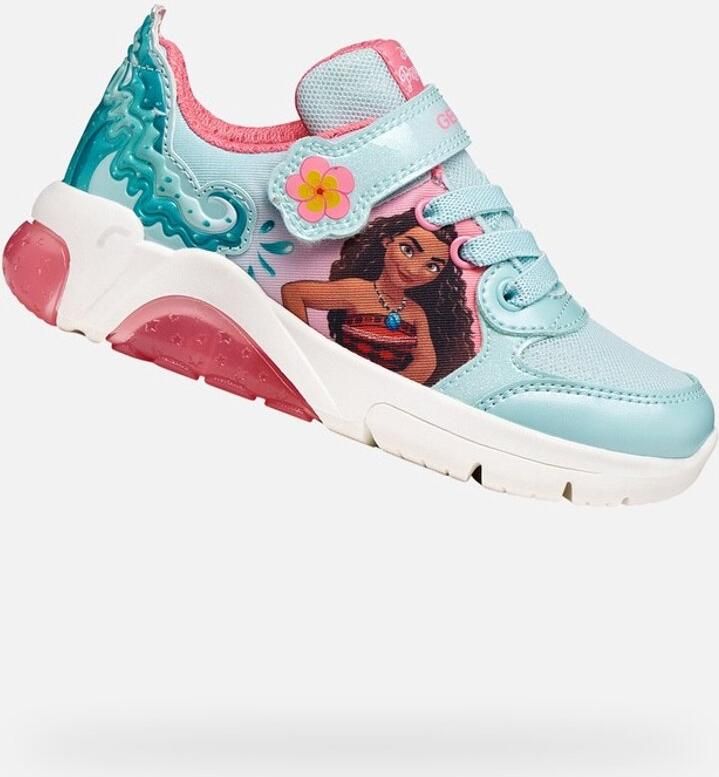Geox Fadinlight Girl Disney Rapunzel J65M4B Water Sea Coral
