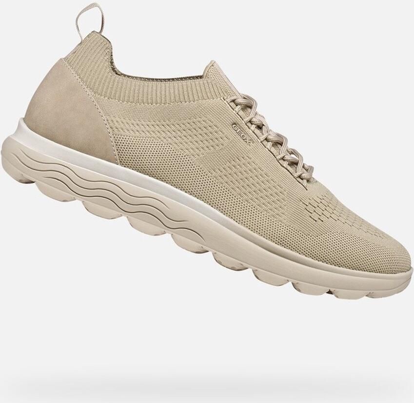GEOX SPHERICA HEREN Sneakers BEIGE BEIGE