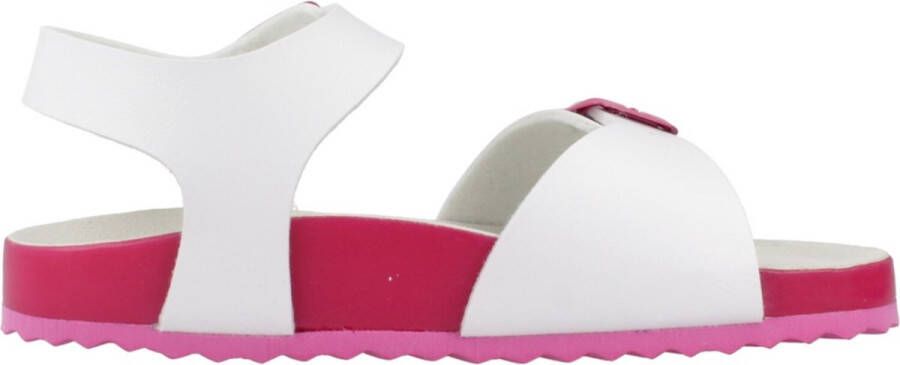 GEOX ADRIEL TIENERS Sandalen WIT FUCHSIA