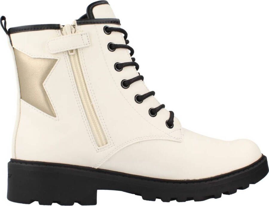 Geox Lace-up Boots White Dames