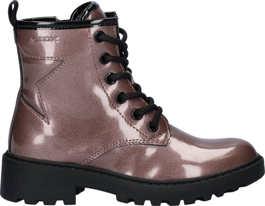 GEOX J Casey meisjes veterboot Roze - Foto 1