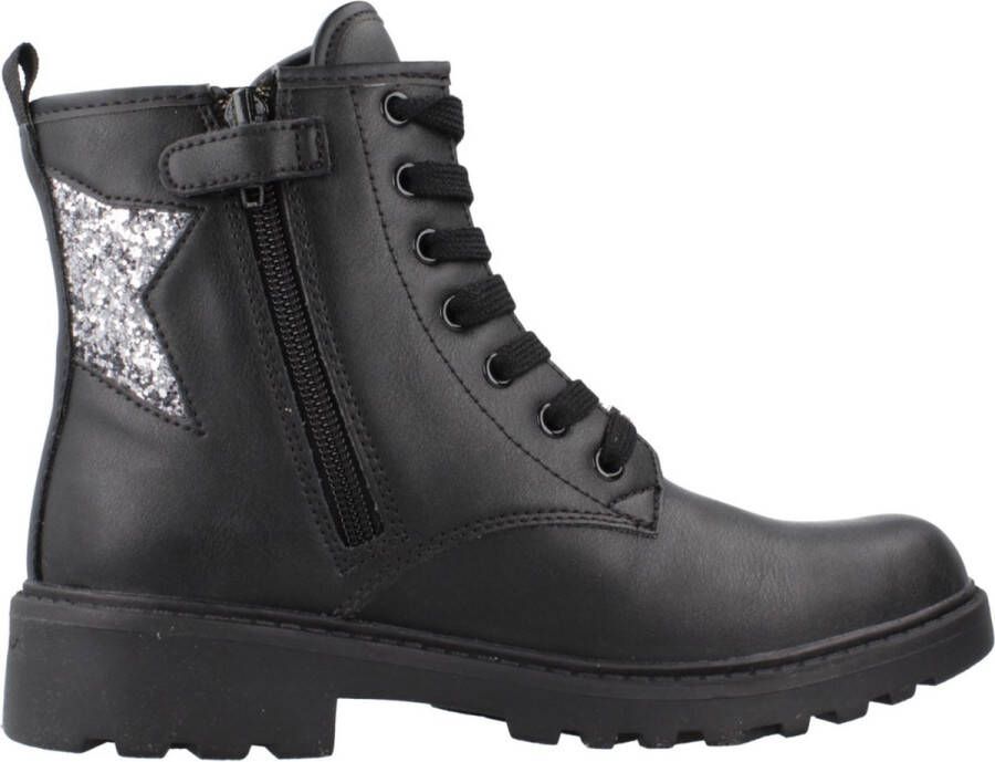 GEOX J CASEY GIRL Meisjes Laarzen BLACK DK SILVER