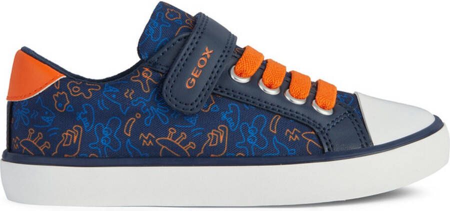 GEOX J GISLI BOY B Sneakers NAVY ORANGE