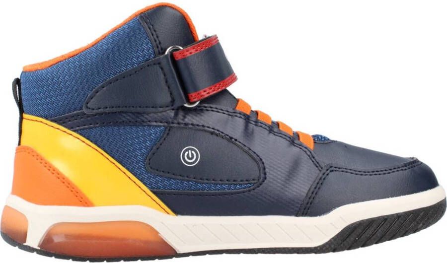 GEOX J INEK BOY Unisex Sneakers NAVY ORANGE