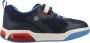 GEOX INEK JONGENS Sneakers MARINEBLAUW LICHTBLAUW - Thumbnail 1