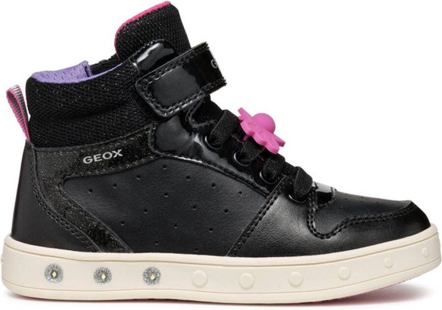 GEOX J SKYLIN GIRL Meisjes Sneakers BLACK FUCHSIA