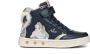 GEOX J SKYLIN GIRL Meisjes Sneakers NAVY PLATINUM - Thumbnail 4