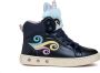 GEOX J SKYLIN GIRL Meisjes Sneakers NAVY MULTICOLOR - Thumbnail 3