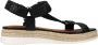 Geox Stijlvolle platte sandalen voor vrouwen Black Dames - Thumbnail 1