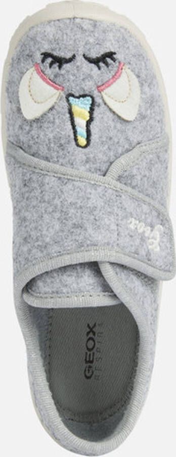 GEOX Kinderen Huisschoenen Slippers Grijs Meisjes Style: J26FPB