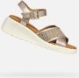 GEOX MELICONIA DAMES Sandalen CHAMPAGNE BEIGE - Thumbnail 4