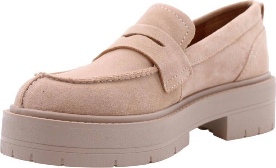 Geox Ade de ultra-dempende loafer met modern design Beige