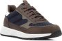 Geox Olijf Marine Sneakers voor Mannen Multicolor Heren - Thumbnail 1