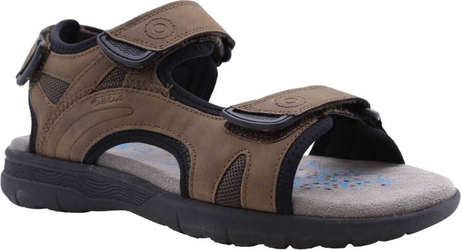 Geox Moderne Platte Sandalen Brown Heren