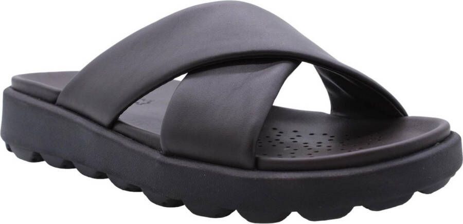 Geox Comfortabele Heren Slipper voor de Zomer Black Heren