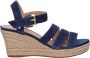 GEOX Soleil Cognac Sandalen Dames - Thumbnail 1