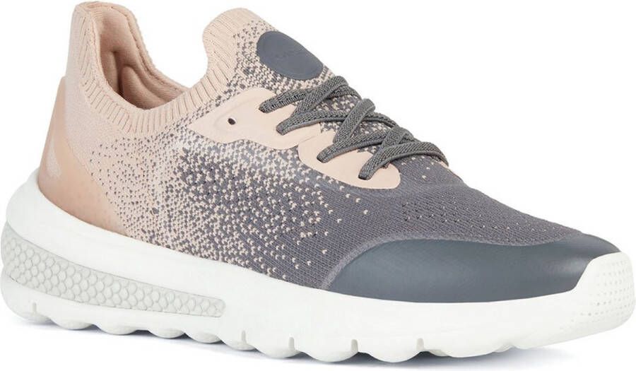 GEOX Spherica Actif Sneakers Beige Grijs Vrouw