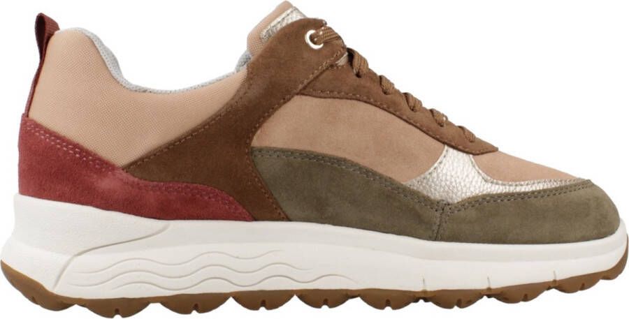 GEOX Spherica Camel-Roze Sneaker