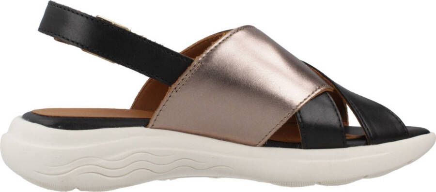 GEOX Spherica E Sandalen Zwart Goud Vrouw