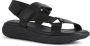 Geox Zwarte platte sandalen voor vrouwen Black Dames - Thumbnail 1