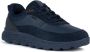 Geox Blauwe Casual Leren Sneakers voor Heren Blue Heren - Thumbnail 4