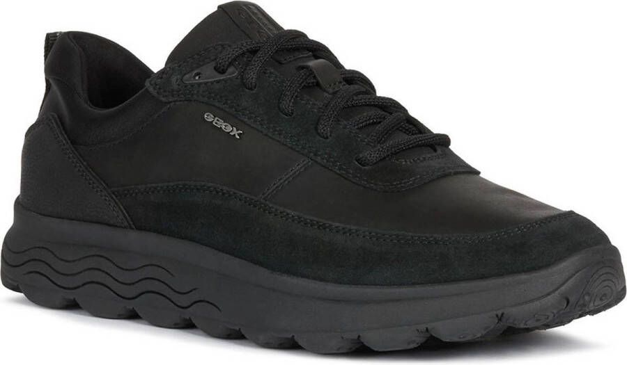 Geox Stijlvolle Spherica Sneakers voor Mannen Black Heren