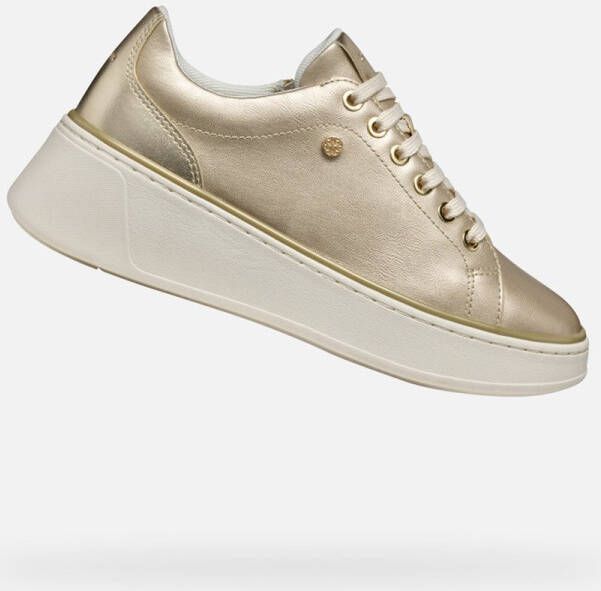 GEOX SUNNETTY DAMES Sneakers LICHT GOUD