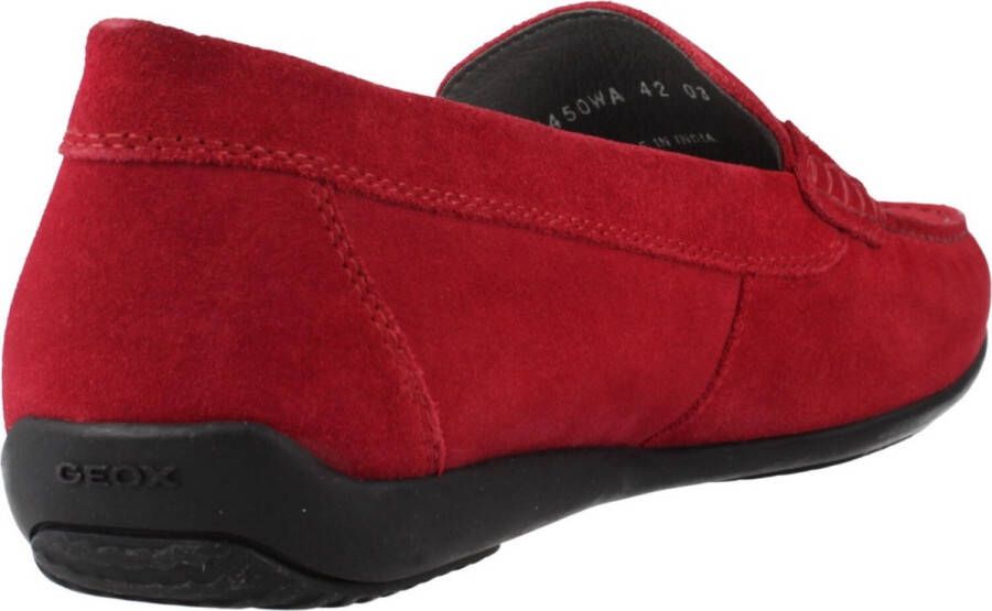 Geox Stijlvolle Loafers Ascanio Model Red Heren