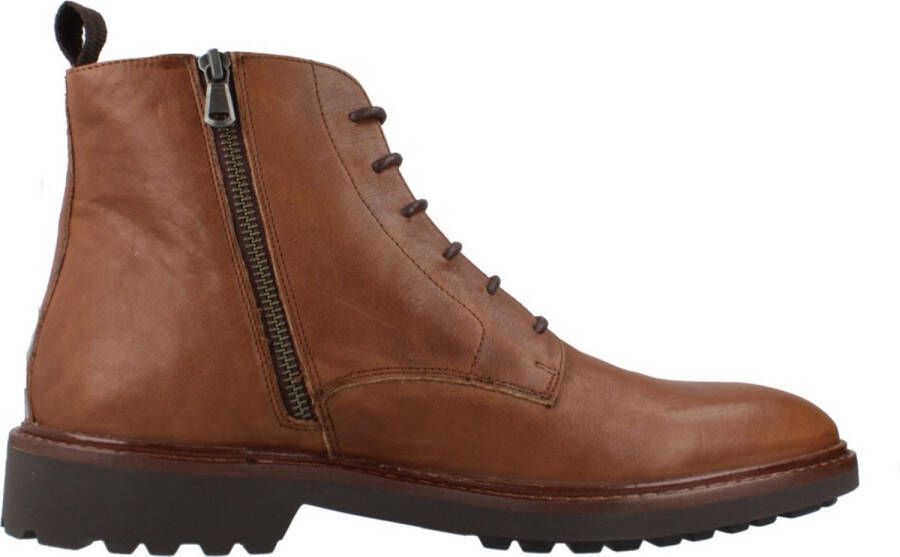 Geox Stijlvolle Lace-up Laarzen Brown Heren