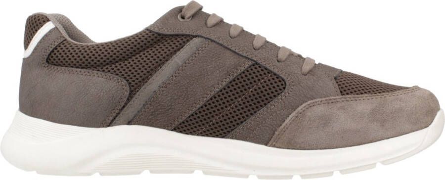 Geox Stijlvolle Sneakers voor Moderne Mannen Brown Heren