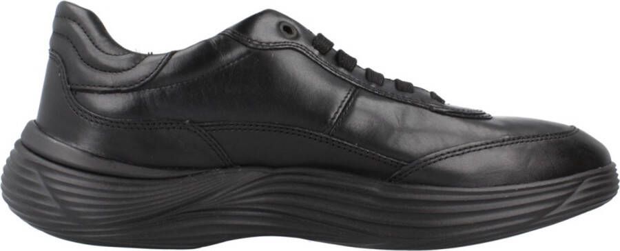 Geox Zwarte Fluctis Sport Sneakers Black Heren