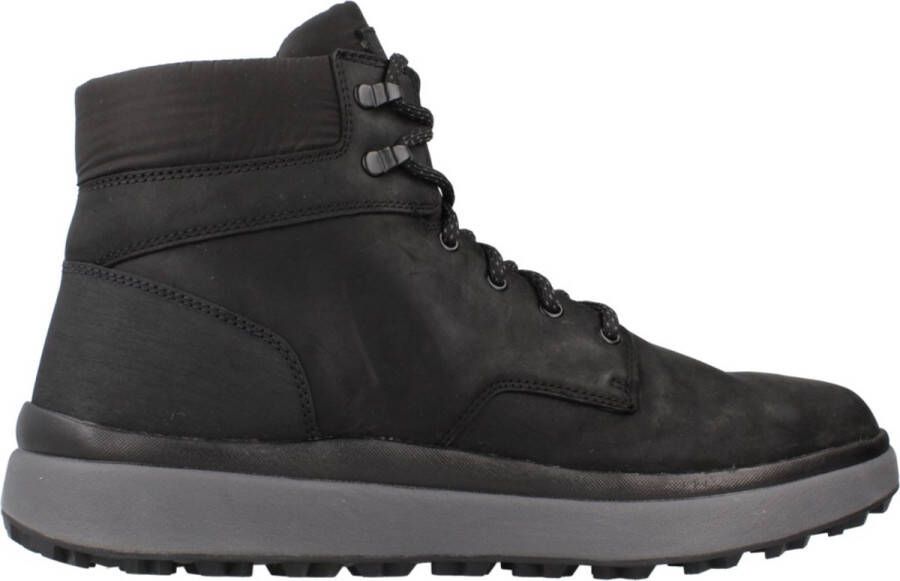 Geox Granito Veterschoenen met Grip Black Heren