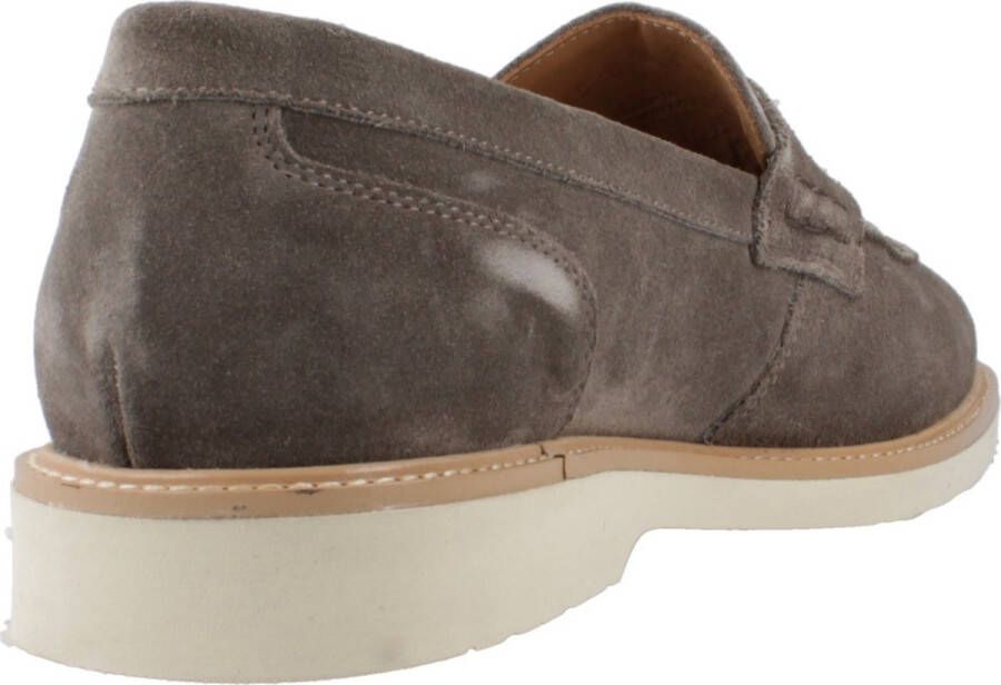 Geox Stijlvolle Comfortabele Loafers voor Mannen Gray Heren