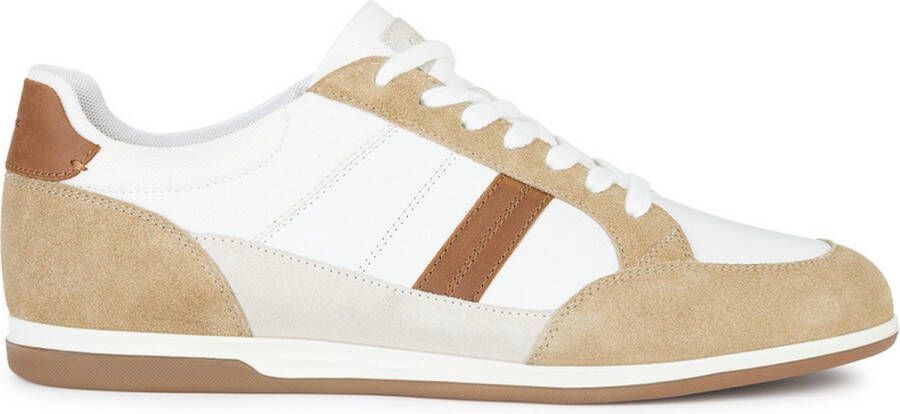 GEOX U RENAN A Sneakers WHITE BROWNCOTTO