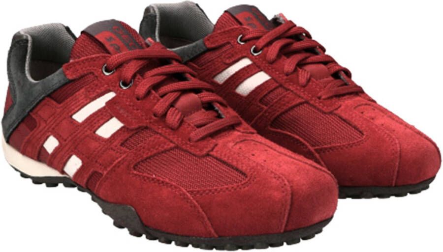 GEOX U Snake K herensneaker U4207K rood