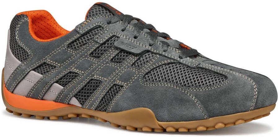 Geox Sneakers U SNAKE ORIGINAL veterschoen vrijetijdsschoen trekking sneaker met leren binnenzool