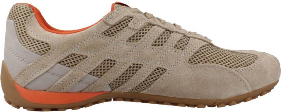 Geox Sneakers U SNAKE ORIGINAL veterschoen vrijetijdsschoen trekking sneaker met leren binnenzool