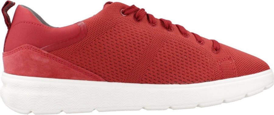 Geox Moderne Stijlvolle Sneakers Red Heren