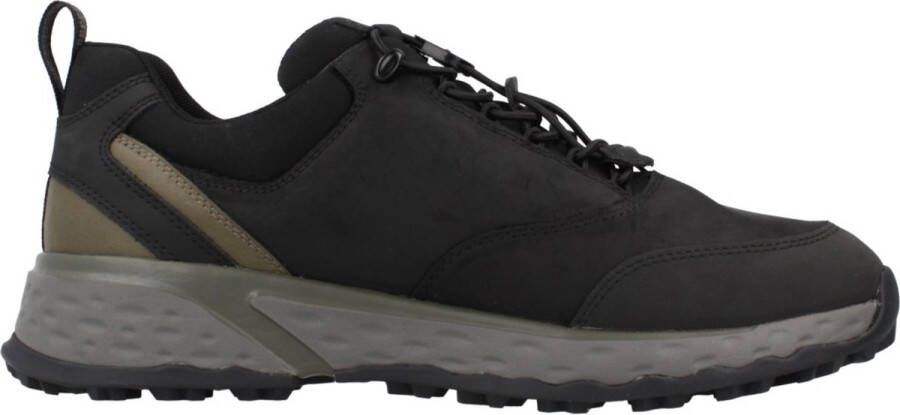 Geox Heren Leren Sneakers Black Heren