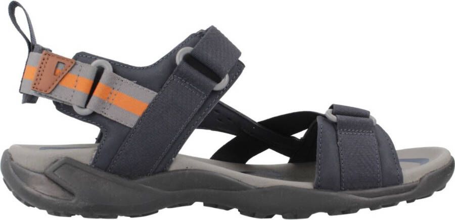 Geox Outdoor Grip Platte Sandalen Blue Heren