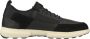 Geox Moderne Traccia Sneakers Black Heren - Thumbnail 1