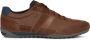 GEOX U WELLS Heren Sneakers BROWNCOTTO LT BROWN - Thumbnail 1