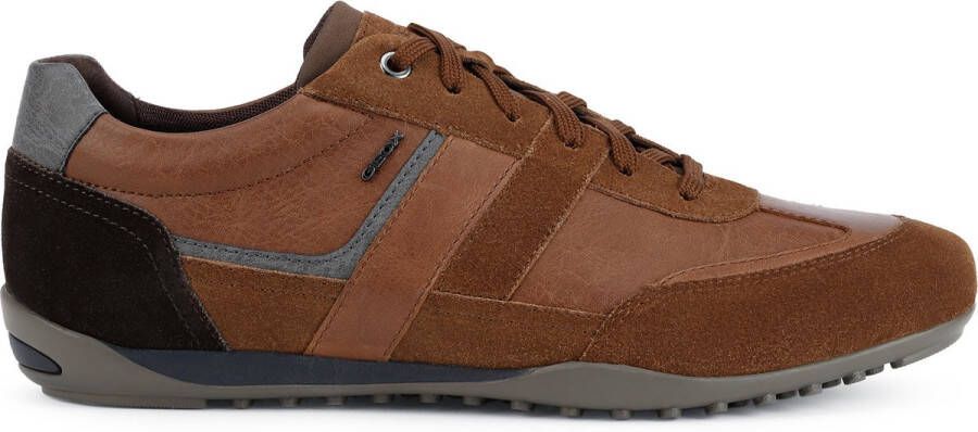 GEOX U Wells Heren Sneakers Bruin