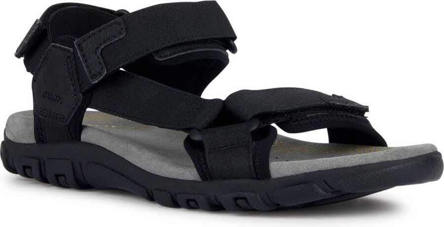 Geox Comfortabele platte sandalen voor mannen Black Heren - Foto 1