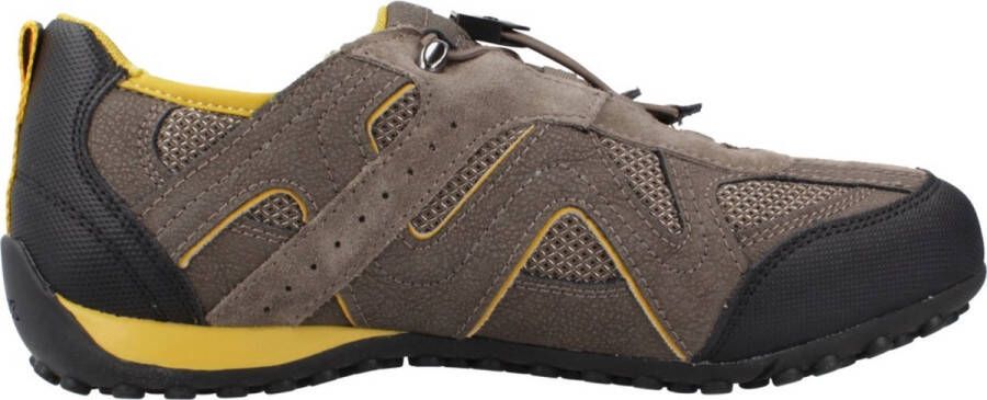 Geox Stijlvolle Snake Sneakers Beige Heren