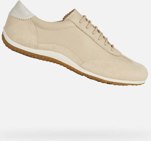 GEOX VEGA DAMES Sneakers BEIGE BEIGE