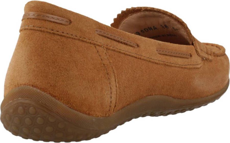 Geox Stijlvolle Comfortabele Loafers voor Vrouwen Brown Dames