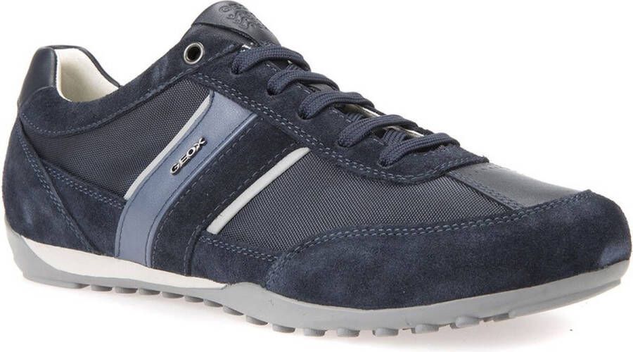 Geox Sneakers U WELLS C Vrijetijdsschoen lage schoen veterschoen met logoversiering