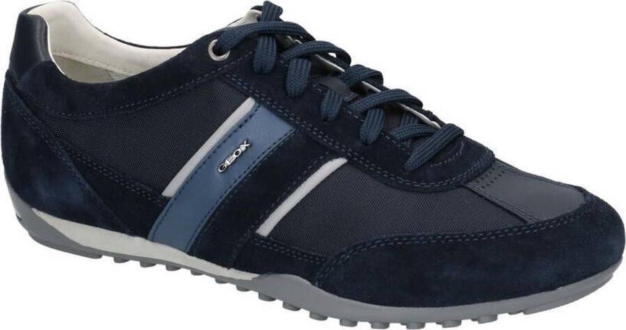 GEOX Wells Blauwe Veterschoenen Heren